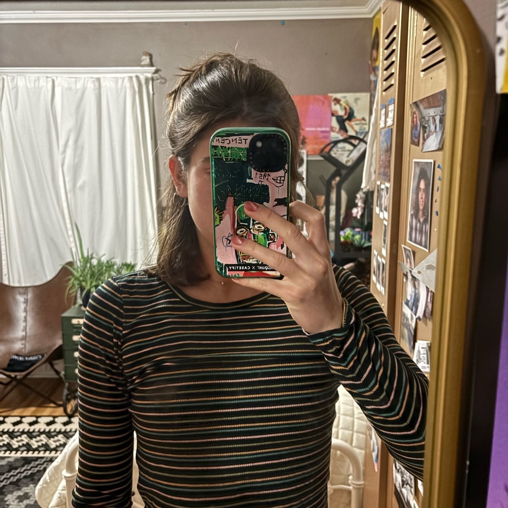 Striped Long Sleeve Top
